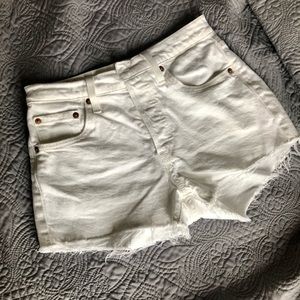 Levi’s 501 High Waist Shorts - Like New!